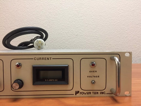 Power Ten Model 3400D-6003M DC Power Supply, 208V, 60Hz