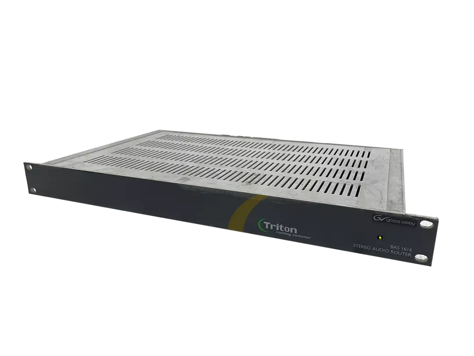 GRASS VALLEY BAS-1616 Stereo Audio Router 16x16 Triton Routing Switcher