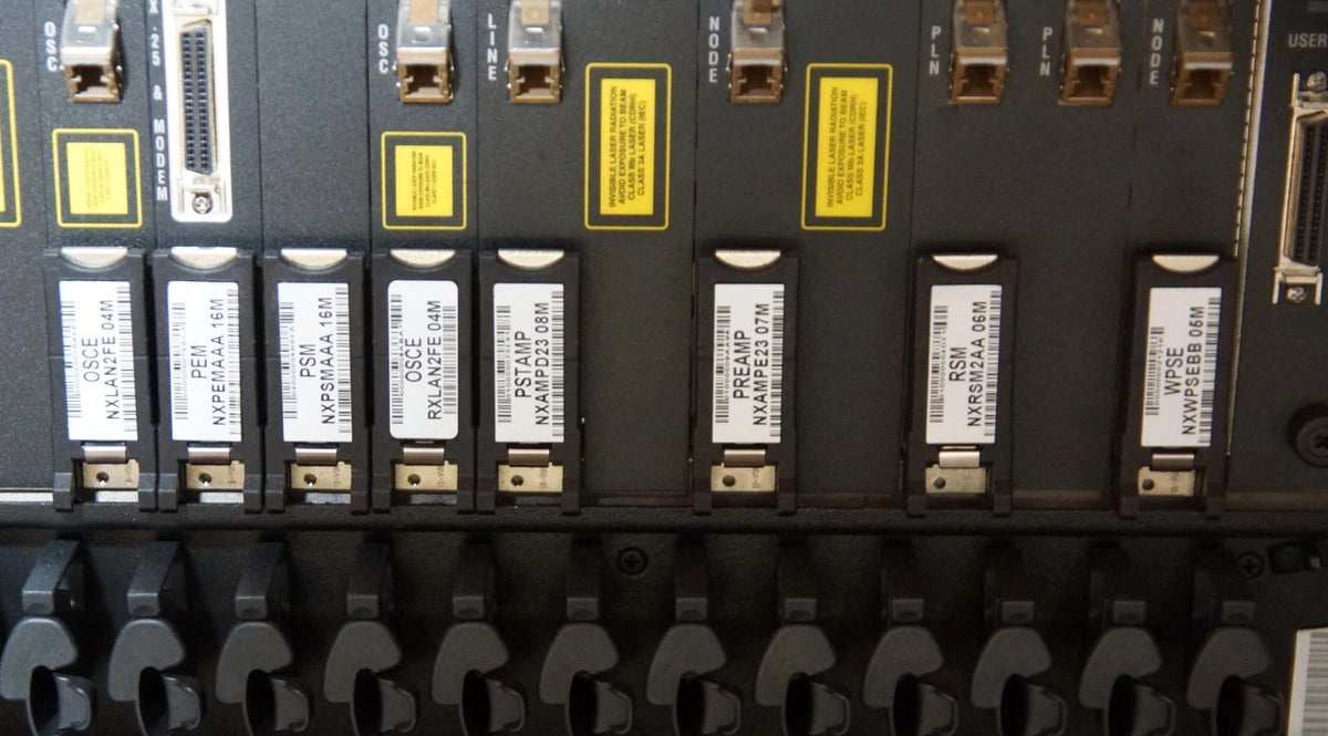 CIENA ONI OTP19 Chassis with 1x WPSW 2x OSCE 1x PSM 2x PSTAMP 3x PREAMP 1x WPSE