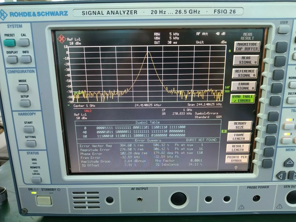 Rohde &amp; Schwarz FSIQ26 Signal Analyzer 20Hz - 26.5GHz _827773/002