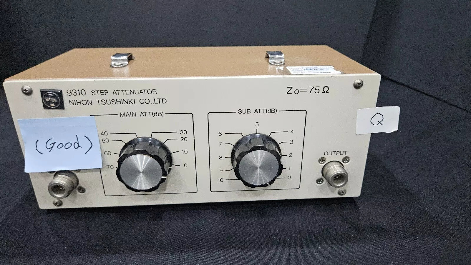 NIHON 9310 Step Attenuator (No S/N) – Quality 9 GHz RF Component