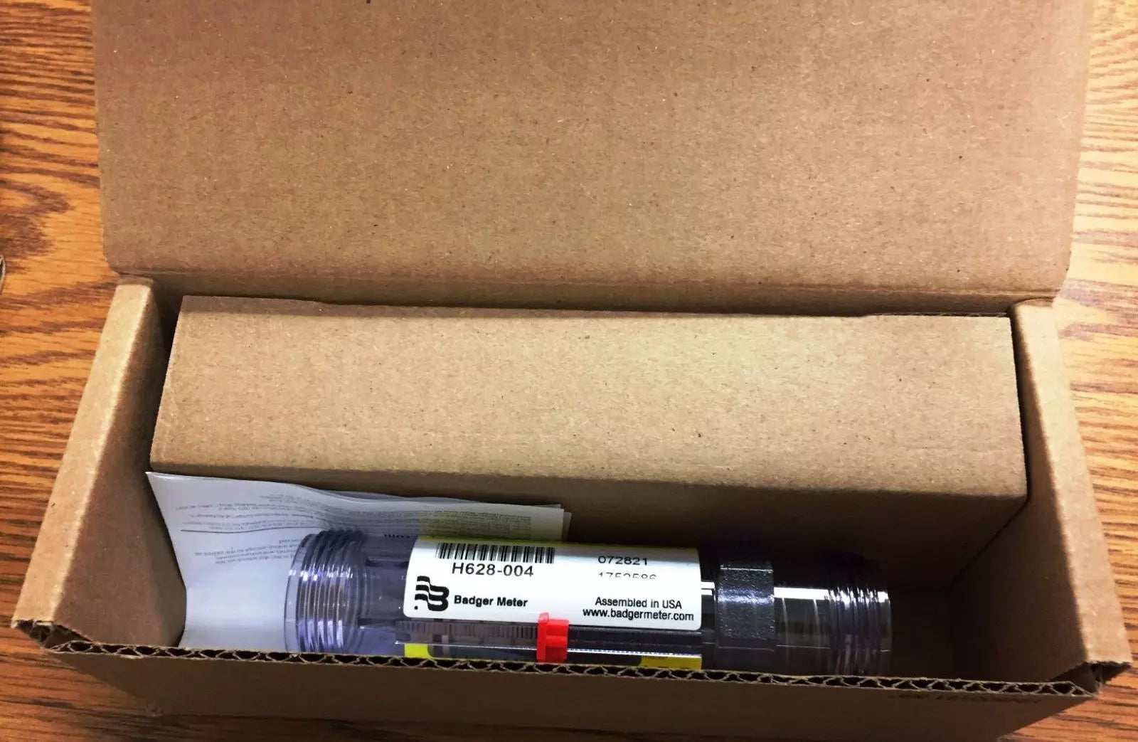HEDLAND H628-004 Variable Area Mechanical Flowmeter 0.5-4 GPM
