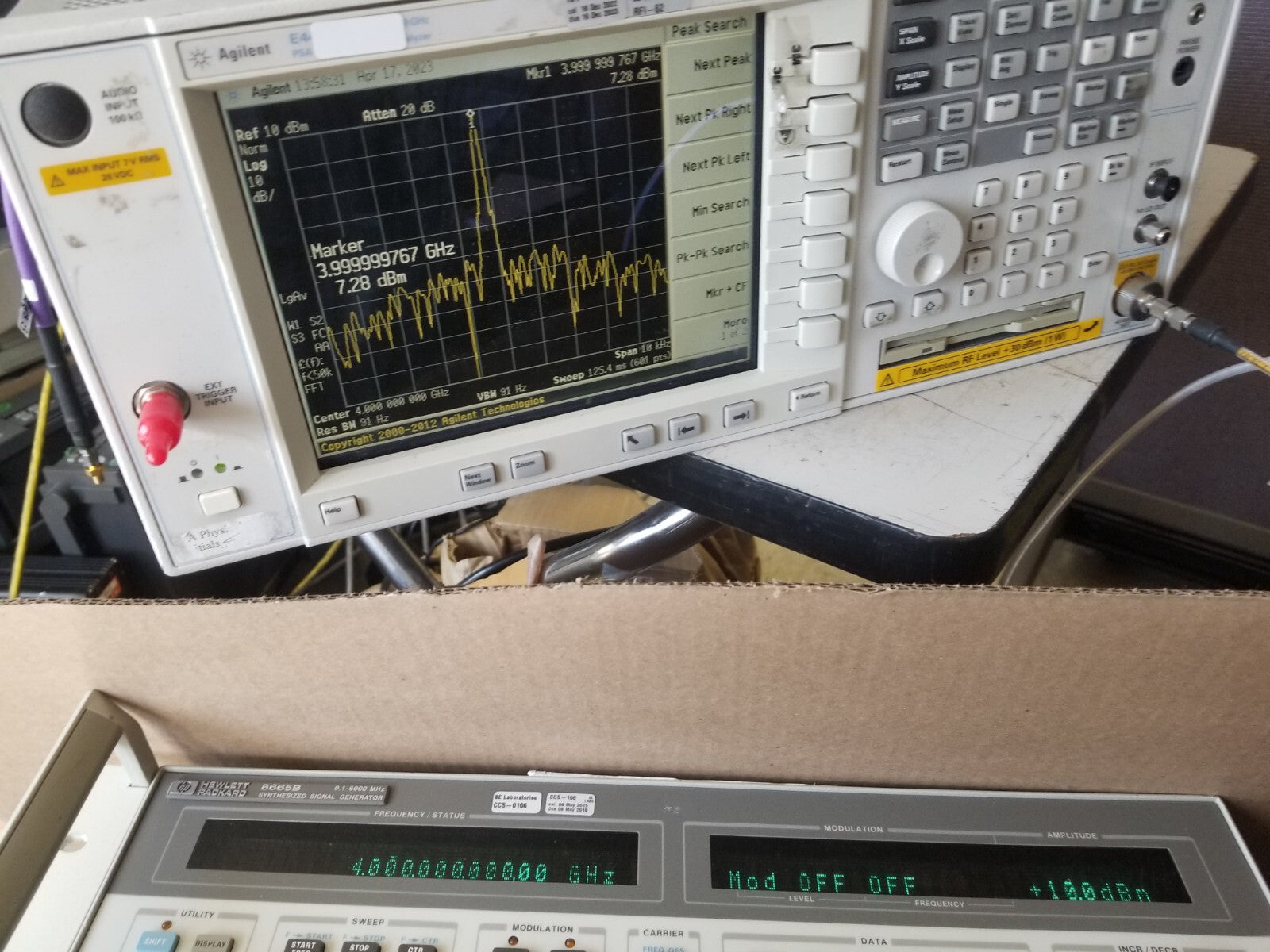 Agilent / HP HP8665B RF Generator 6 GHz