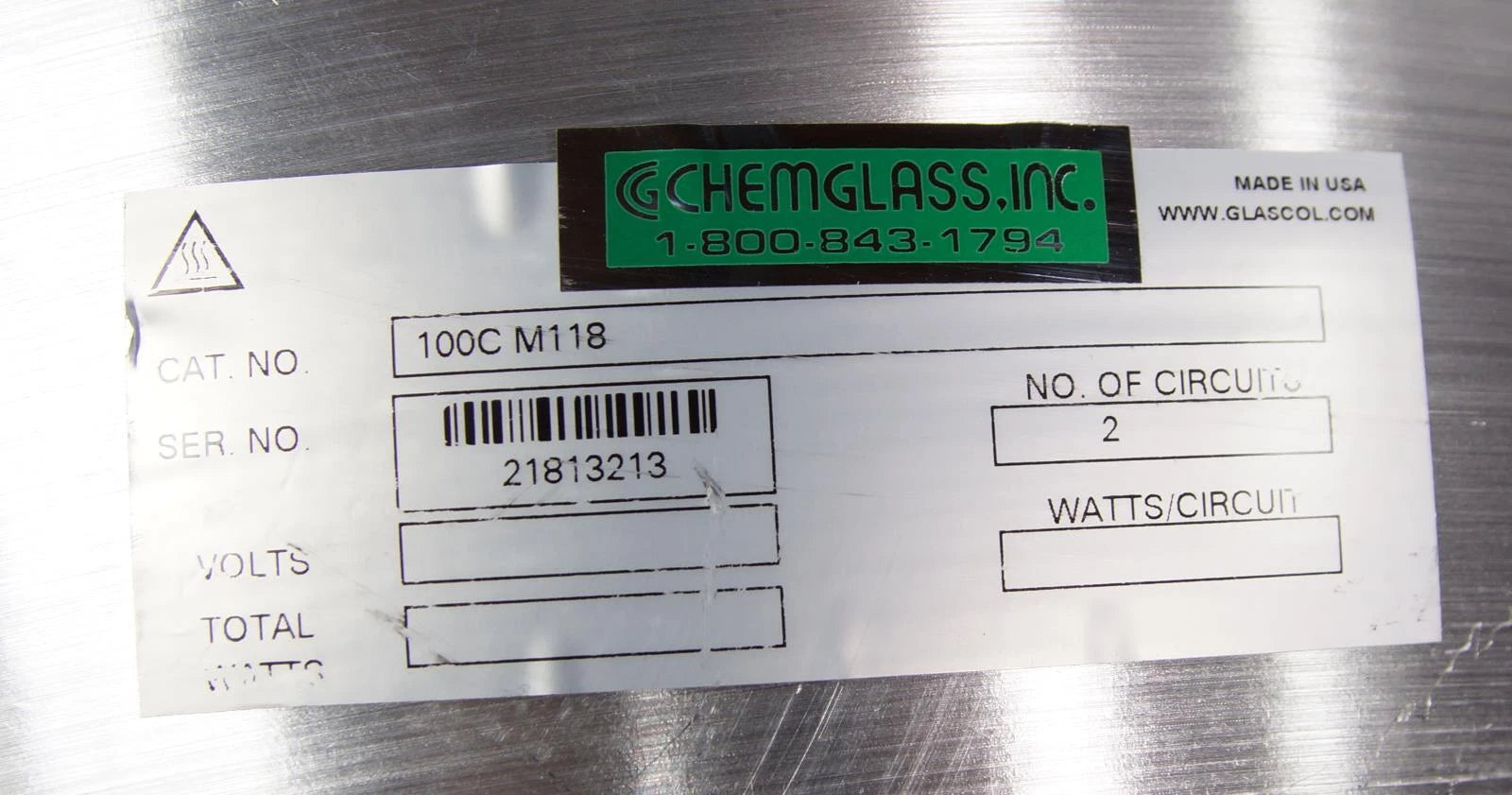 Glas-Col Apparatus GLAS-COL 100C M118 Series M Round Bottom Flask Heating Mantle