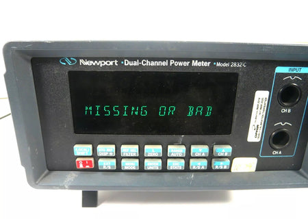 Newport Optical Dual-Channel Power Meter Model 2832-C