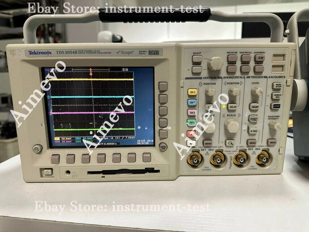 Refurbished Tektronix TDS3054B 4-Channel 500 MHz Oscilloscope 5 GS/s