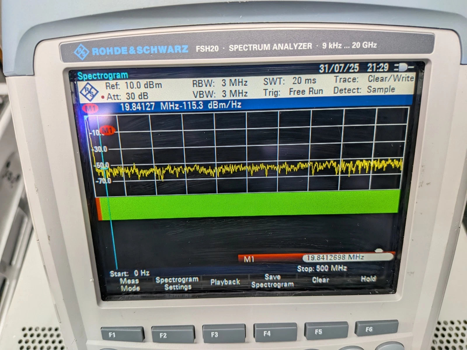 🔥Rohde & Schwarz R S Fsh20 K17 Handheld Spectrum Analyzer /Meter+Sensor !Cal'd!