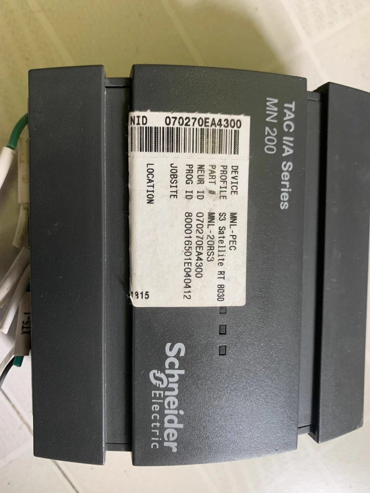 Invensys MNL-20RS3 Temperature Controller