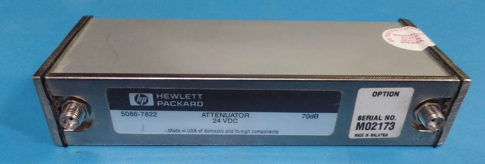 Agilent HP 5086-7822 5086-6822 Input Attenuator 24V 70Db