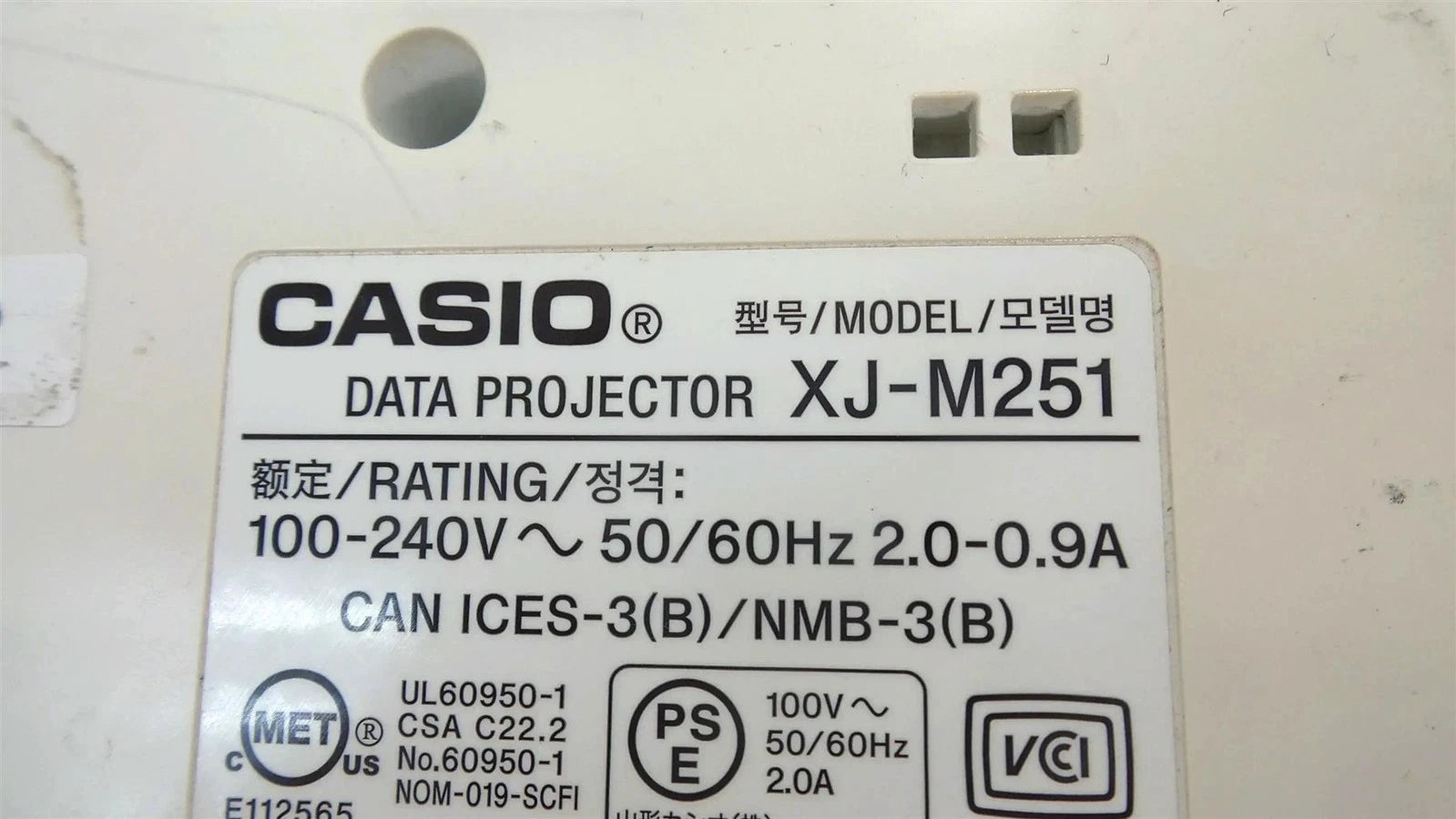 Casio XJ-M251 Lamp Free DLP Projector - 3000 Lumens - Light Source: 8K-11K Hours