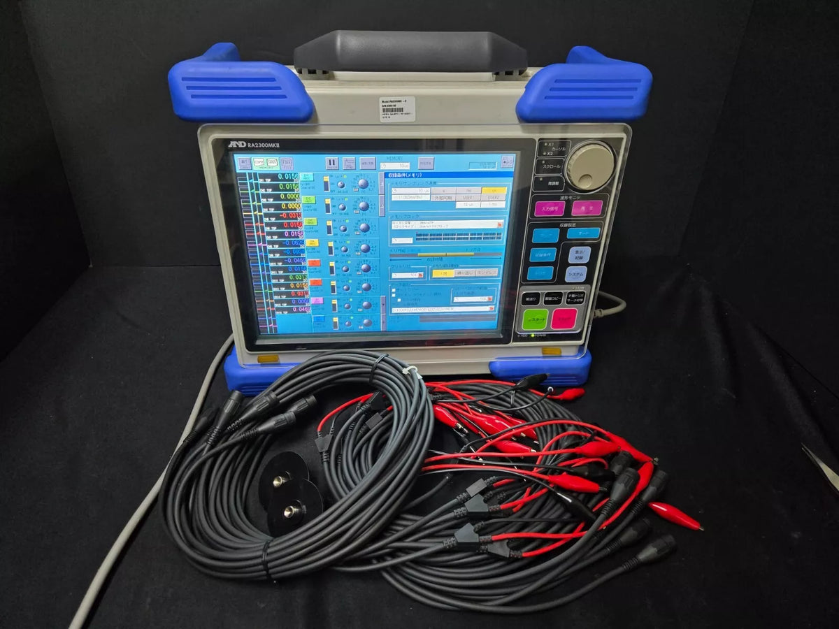 A&D RA2300MKⅡ-S Data Acquisition System with AP11-101×8 and 0311-5175×16 (0140)