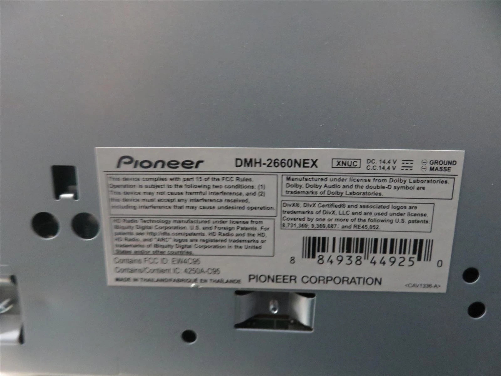 Pioneer DMH-2660NEX 6.8" 2-DIN Multimedia Receiver - Free Shipping