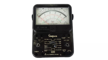 Simpson 260 Series 7M Multimeter - High-Quality Electrical Testing Device