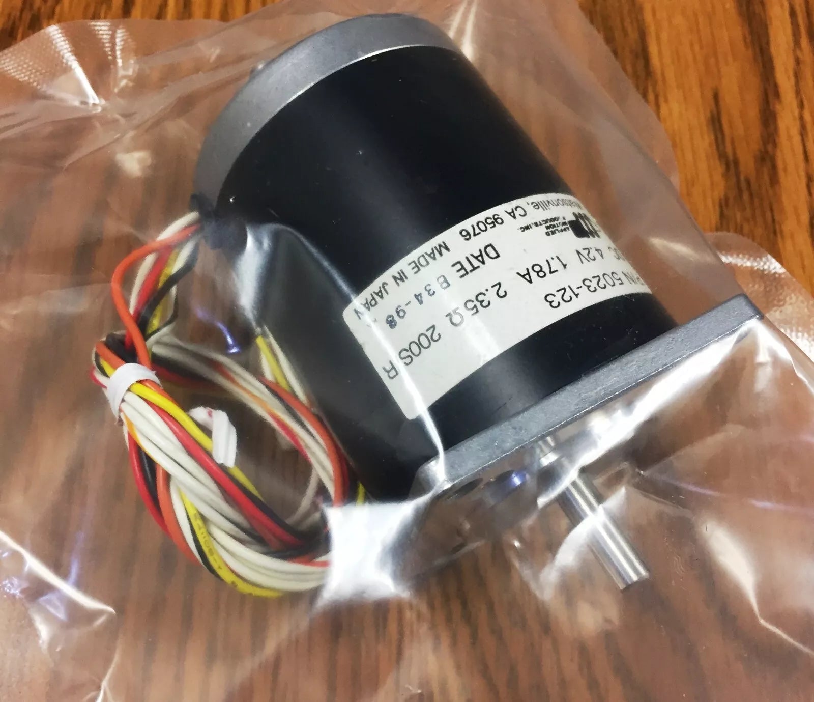 Applied Motion 5023-123 Stepper Motor DC 4.2V 1.78A 2.35Ω 200 S/R