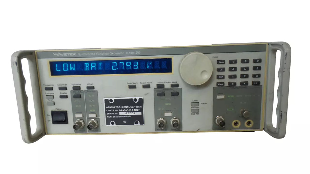 Wavetek 288 Synthesized Function Generator - High-Quality Function Generator