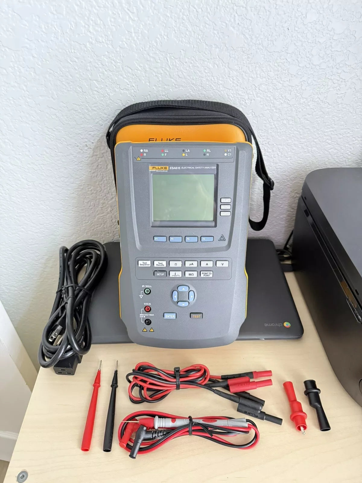 FLUKE ESA615 EU 230V Electrical Safety Analyzer (Calibrated 2024)