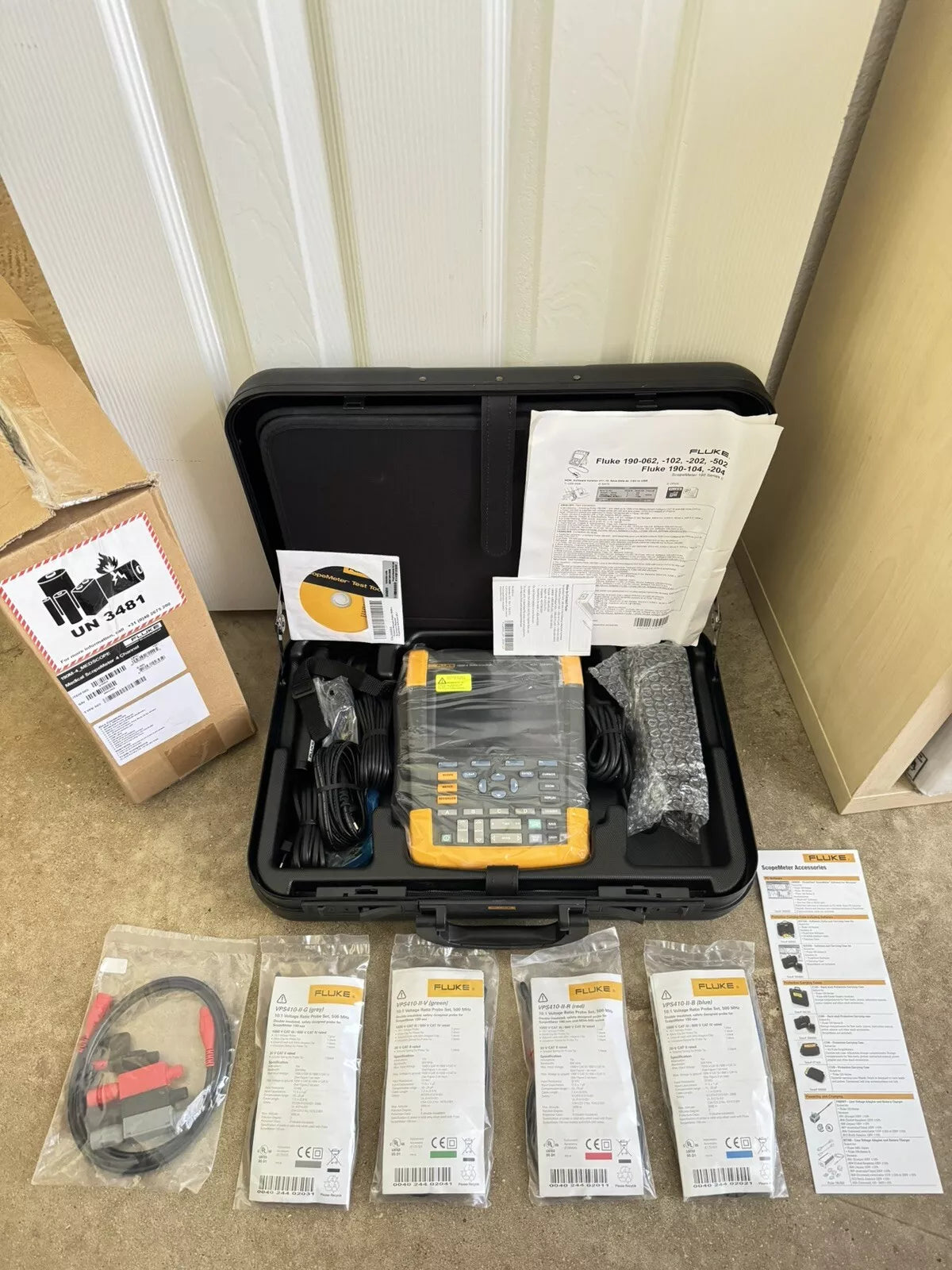 Fluke 190M-4 4 Channel 200 MHz Medical ScopeMeter - NEW SEALED