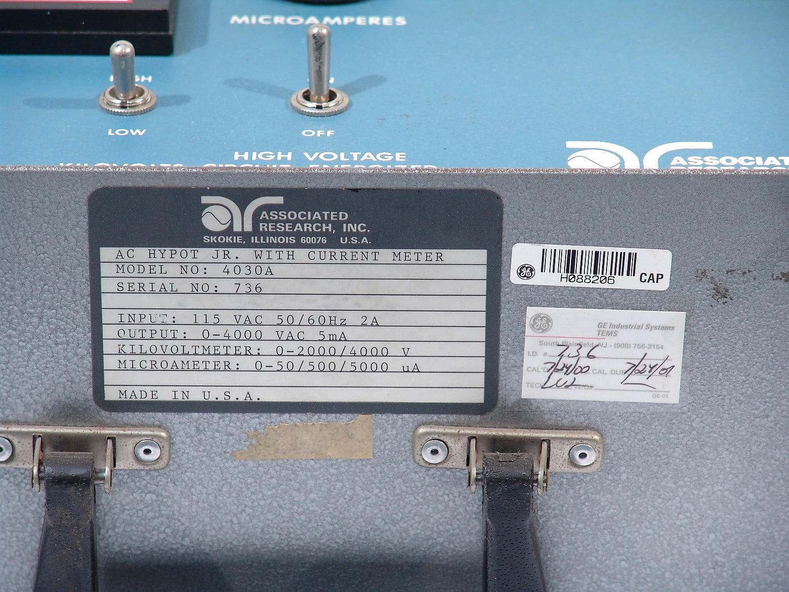 Associated Research AC HYPOT JR 4030A