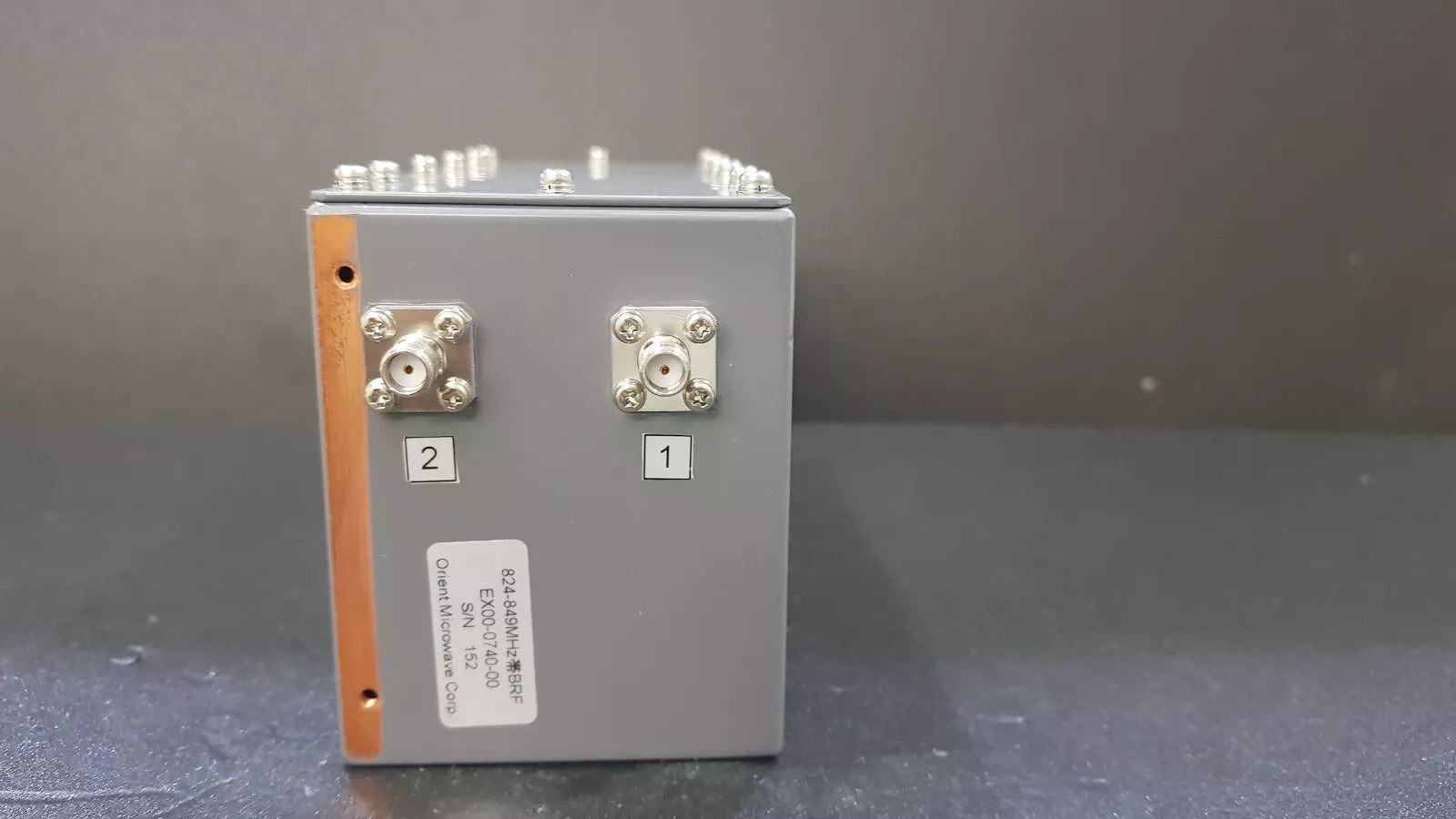 Orient-Microwave EX00-0740-00 Band Reject Filter 824-849MHz (152)