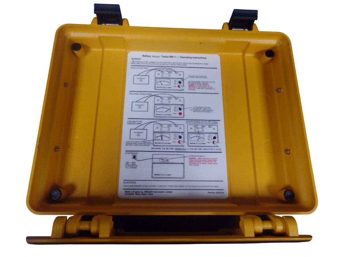 Battery megger tester bm 11 operating instructions  - Free Shipping