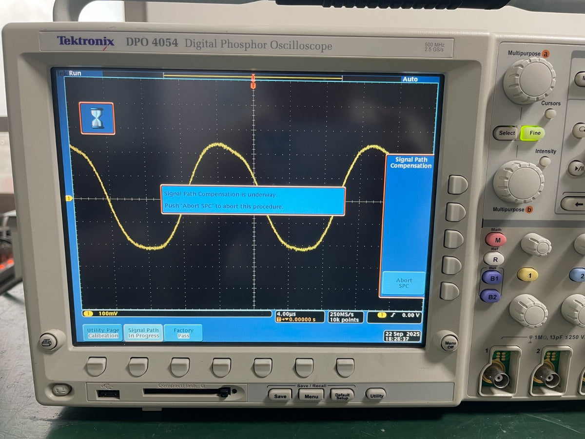 Tektronix DPO4054 Digital Phosphor Oscilloscope 500MHz 4 Channel , 2.5GS/s _0090 - XG eqpt