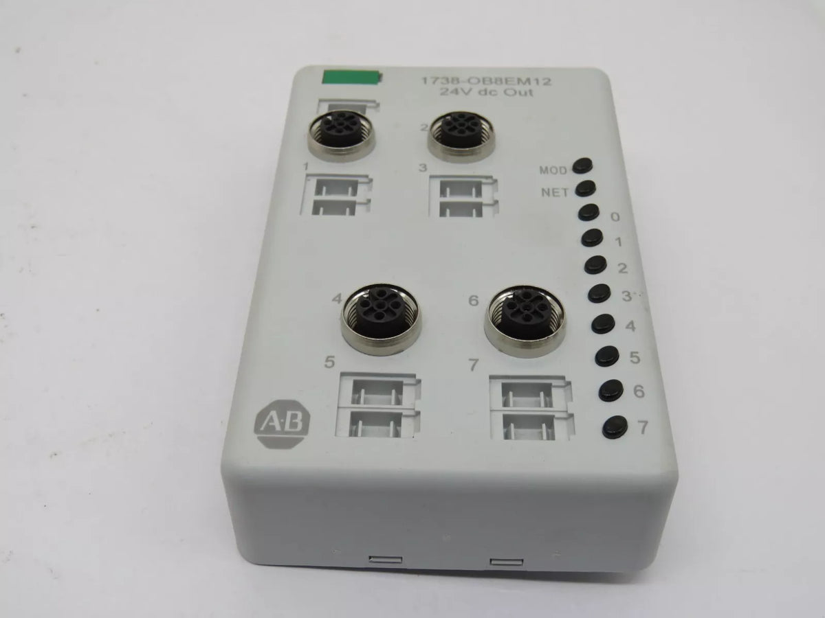 Allen Bradley 1738-0B8EM12 Digital Output Module ArmorPoint I/O 3 Amp 24V DC 2W