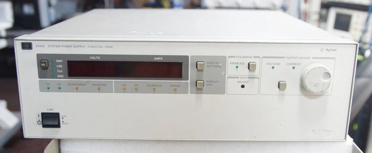 HP Agilent Keysight 6032A System DC Power Supply 60V / 50A / 1000W
