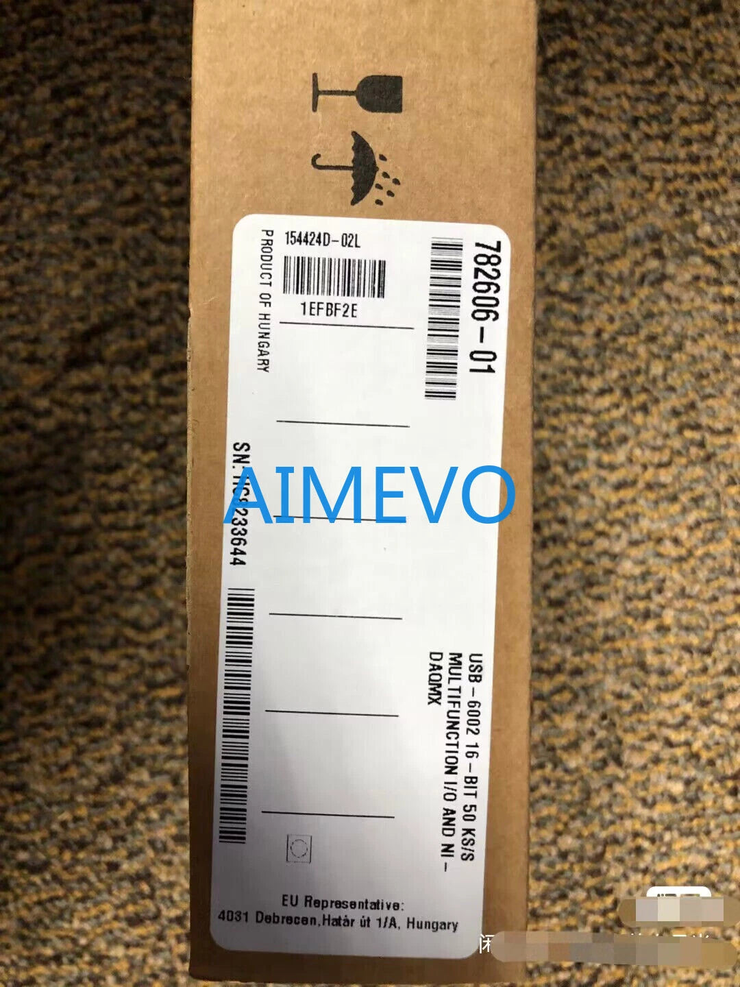 NI USB-6002 USB DAQ Data Acquisition Card 8AI 16-bit 2AO Digital I/O 782606-01