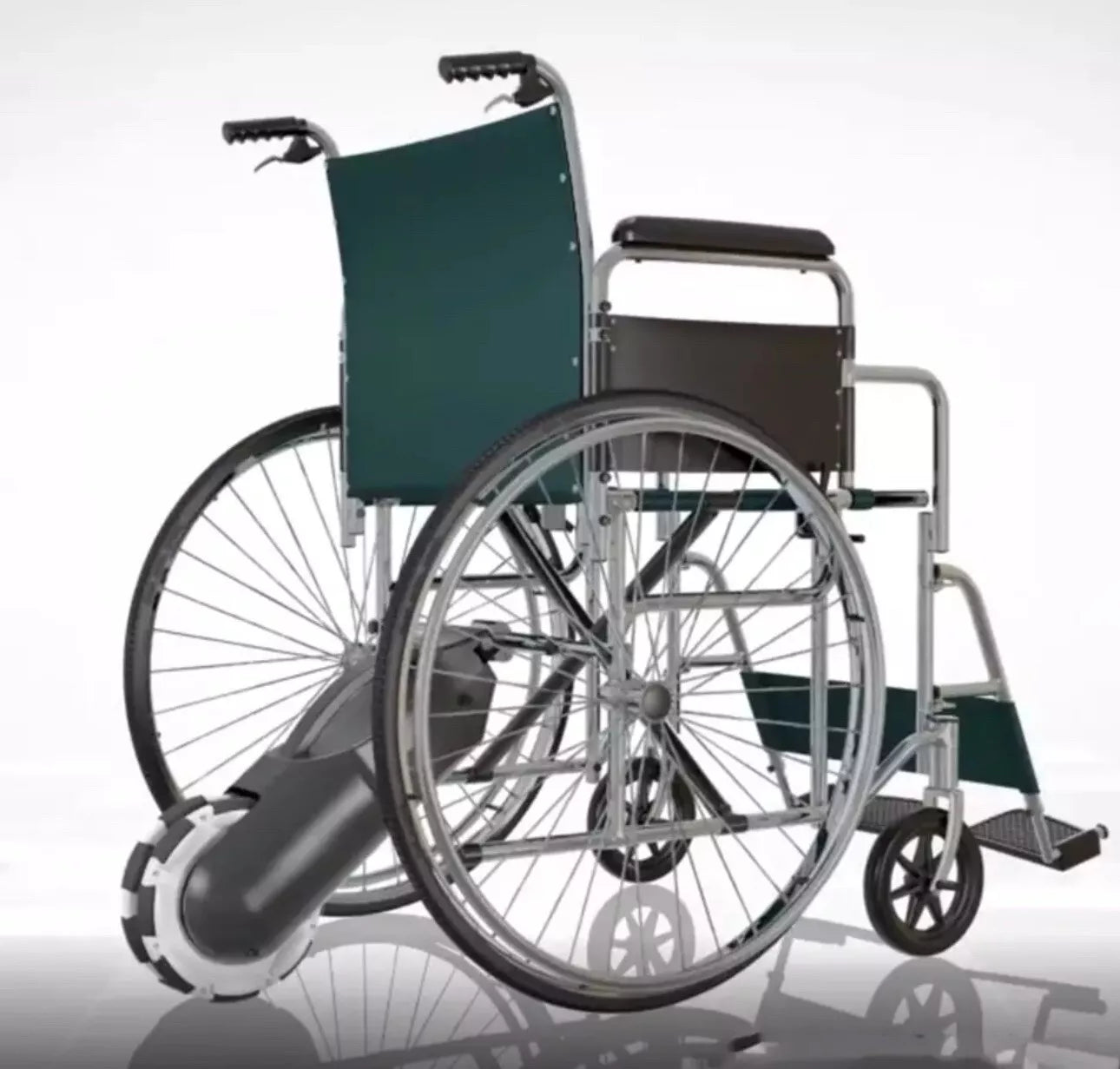 Intelligent Powerpack Motor System for Universal Turn Wheelchair to Electric Chair