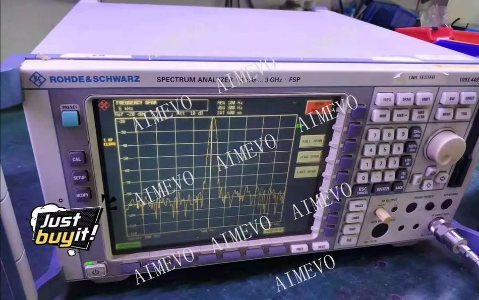 Rohde & Schwarz FSP3 Spectrum Analyzer 9KHz to 3GHz Used Equipment