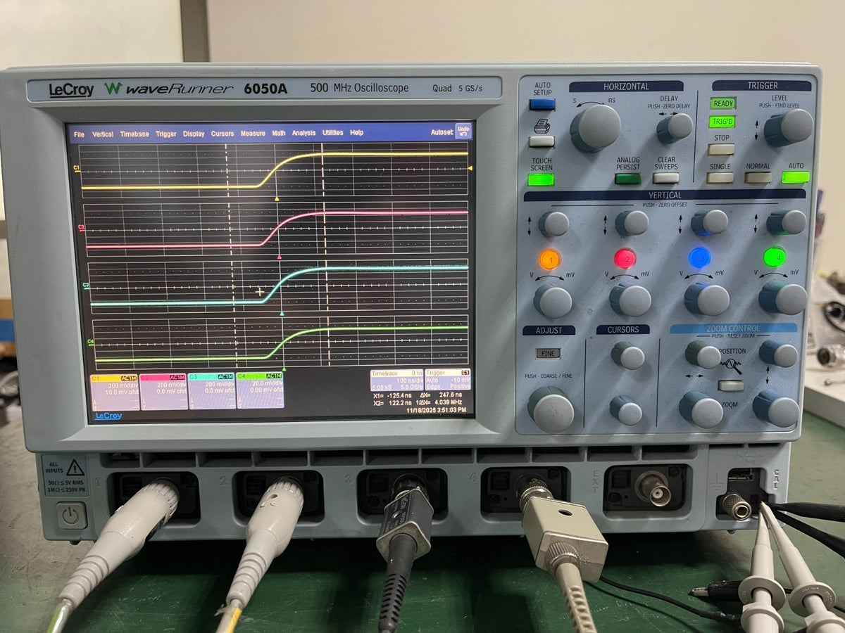 Lecroy WaveRunner 6050A 500MHz, 4-Ch, 5GS/s, 2/4 Mpts Digital Oscilloscope _4839 - XG eqpt