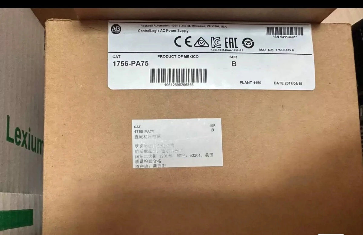 Rockwell Automation 1756-PA75B Power Supply Module