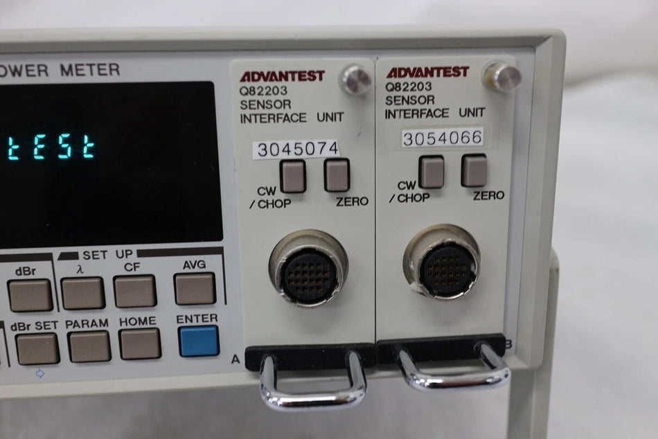 ADVANTEST Q82203 Sensor Interface for Precision Measurement