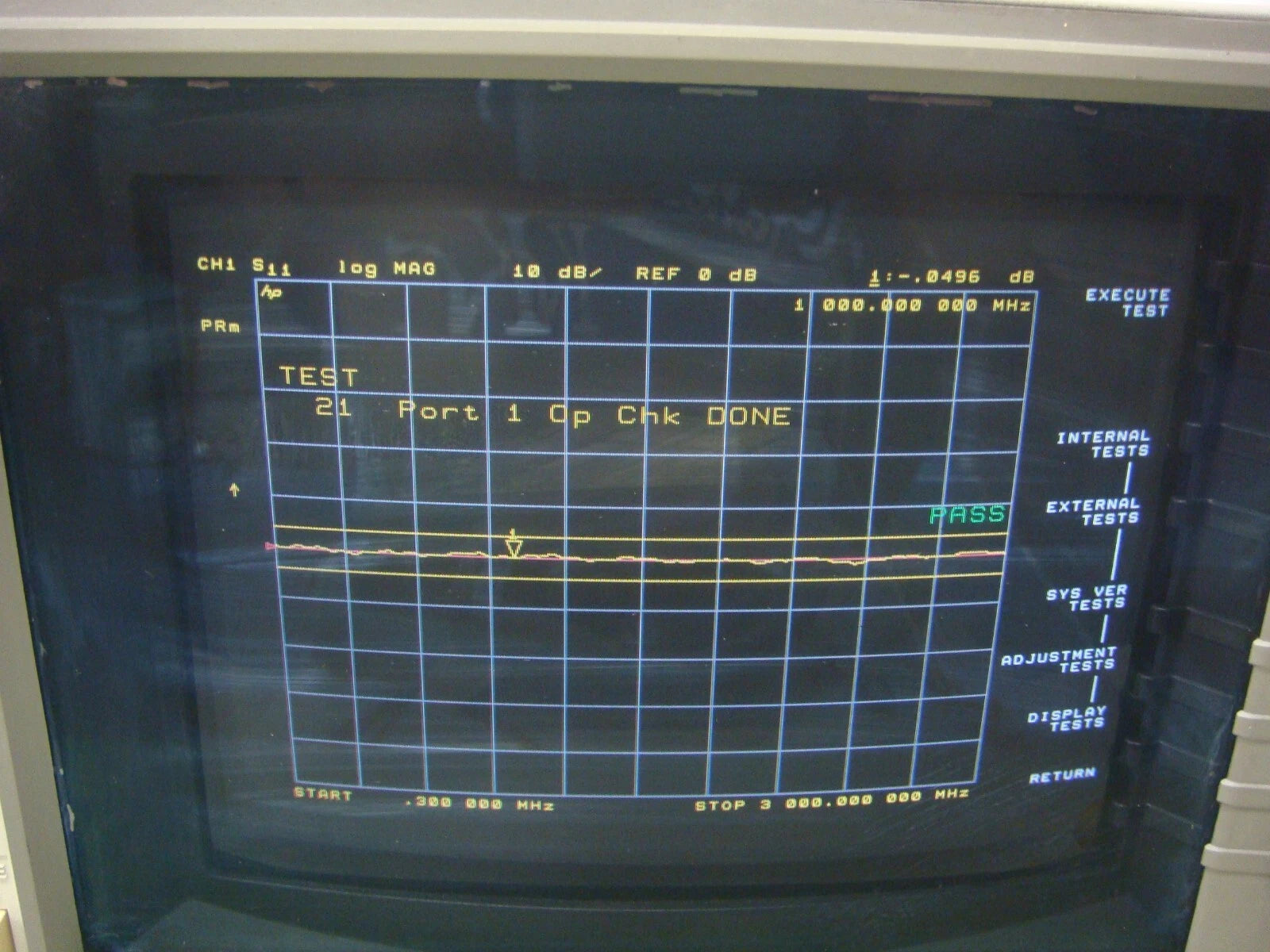 HP 8753D /010 3GHz S-parameter Test Set for FDD Failure