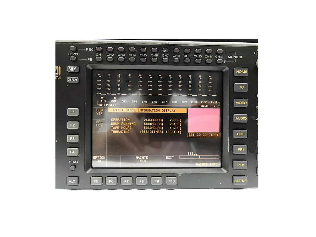 Sony SRW-5000 HDCAM SR Digital Edit Recorder DRUM Running 2619