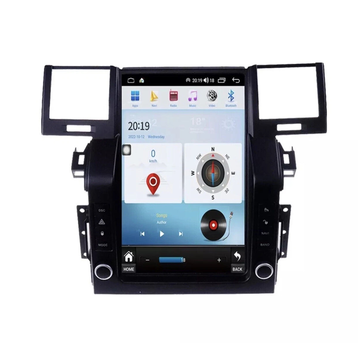 12.1" Car Radio Stereo GPS For Land Range Rover Sport 2005-2009 Head Unit Tesla