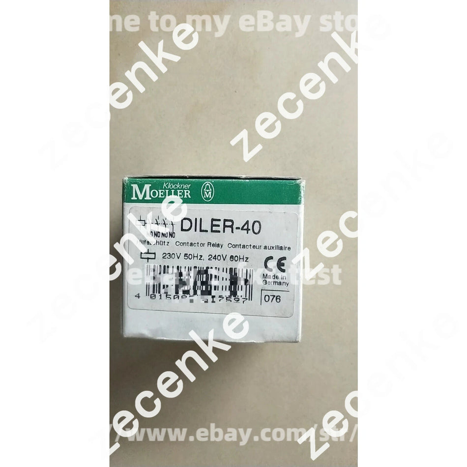 New EATON MOELLER DILER-40(50/60HZ) 230VAC or 24VAC Contactors