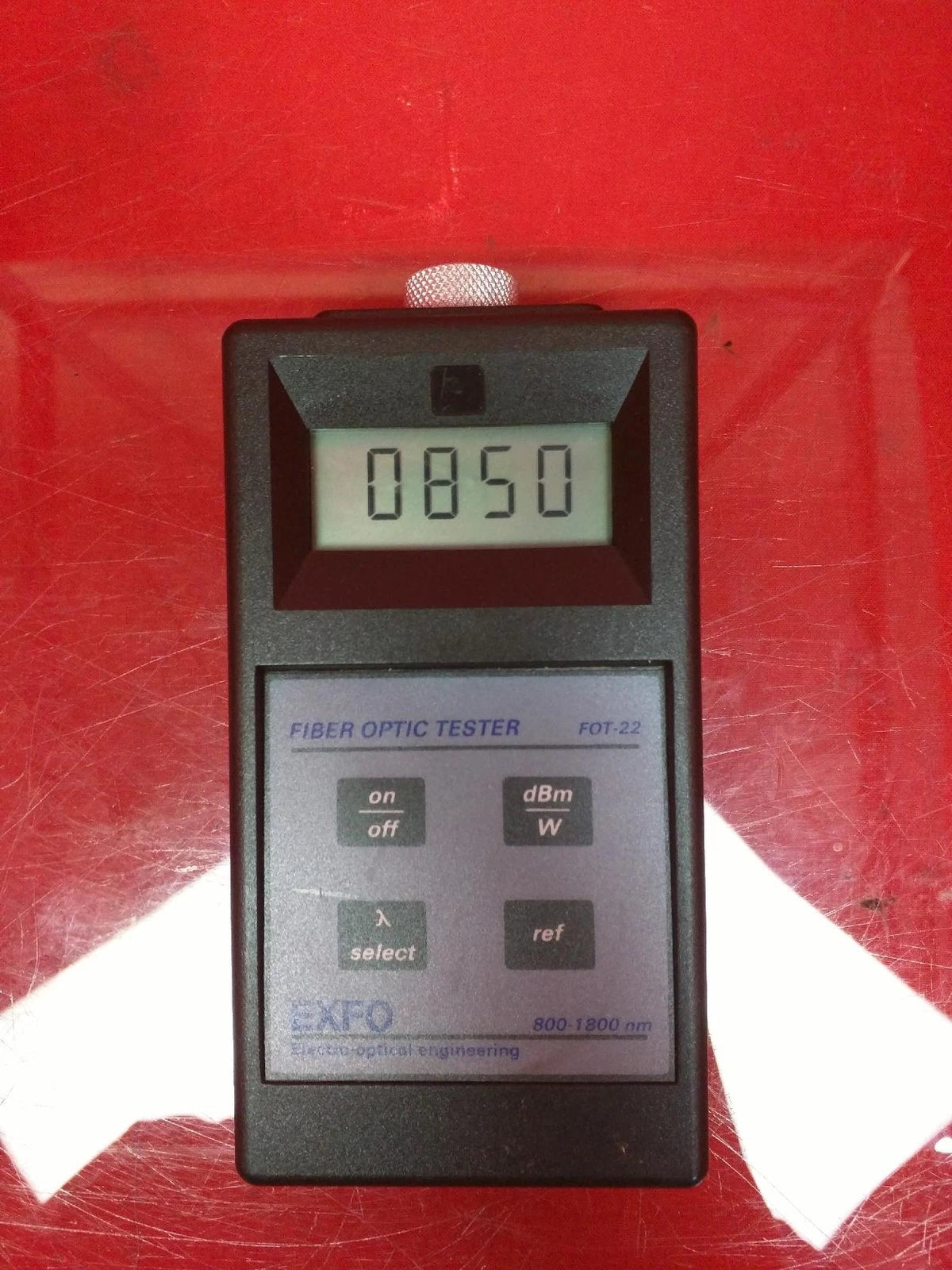 Exfo FOT-22 Fiber Optic Tester: Portable Tool for Testing Fiber Optic Cables