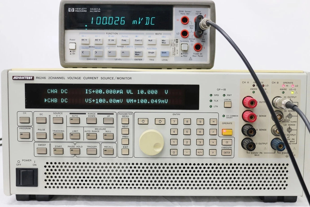 Advantest R6246 2ch 220V 20A Voltage Current Source/Monitor