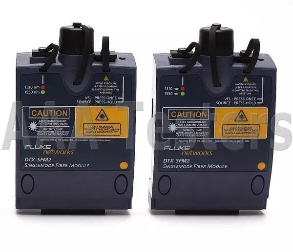 Fluke Networks DTX-SFM2 SM Fiber Modules 4 DTX-1800 DTX-1200 DTX-SFM DTX