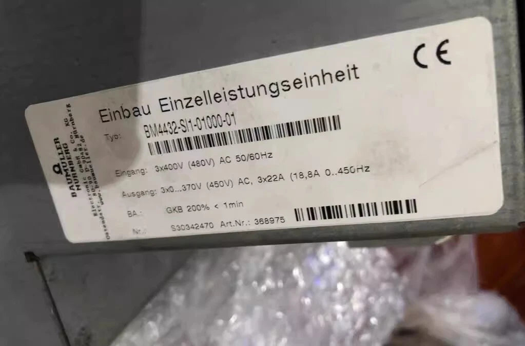 BAUMULLER BM4432-SI1-01000-01 Industrial Servo Drive
