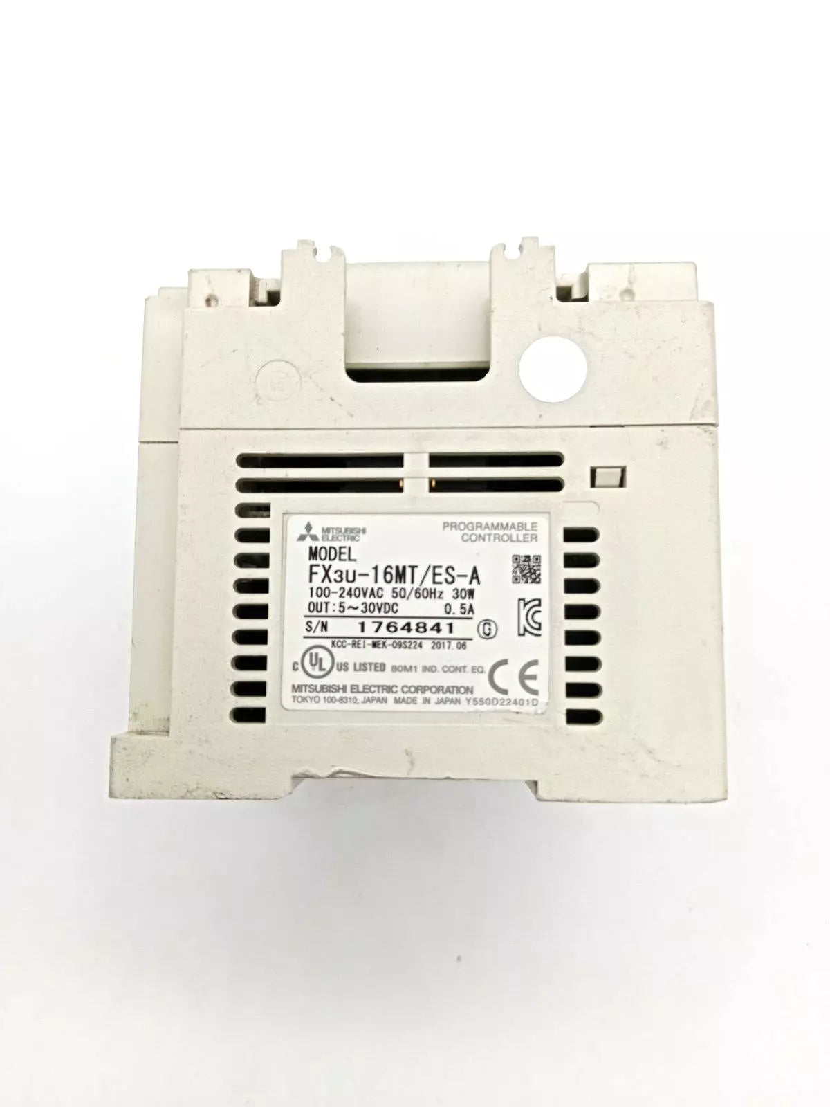 Mitsubishi Electric FX3U-16MT/ES-A PLC, FX3U Base Unit AC 100-240