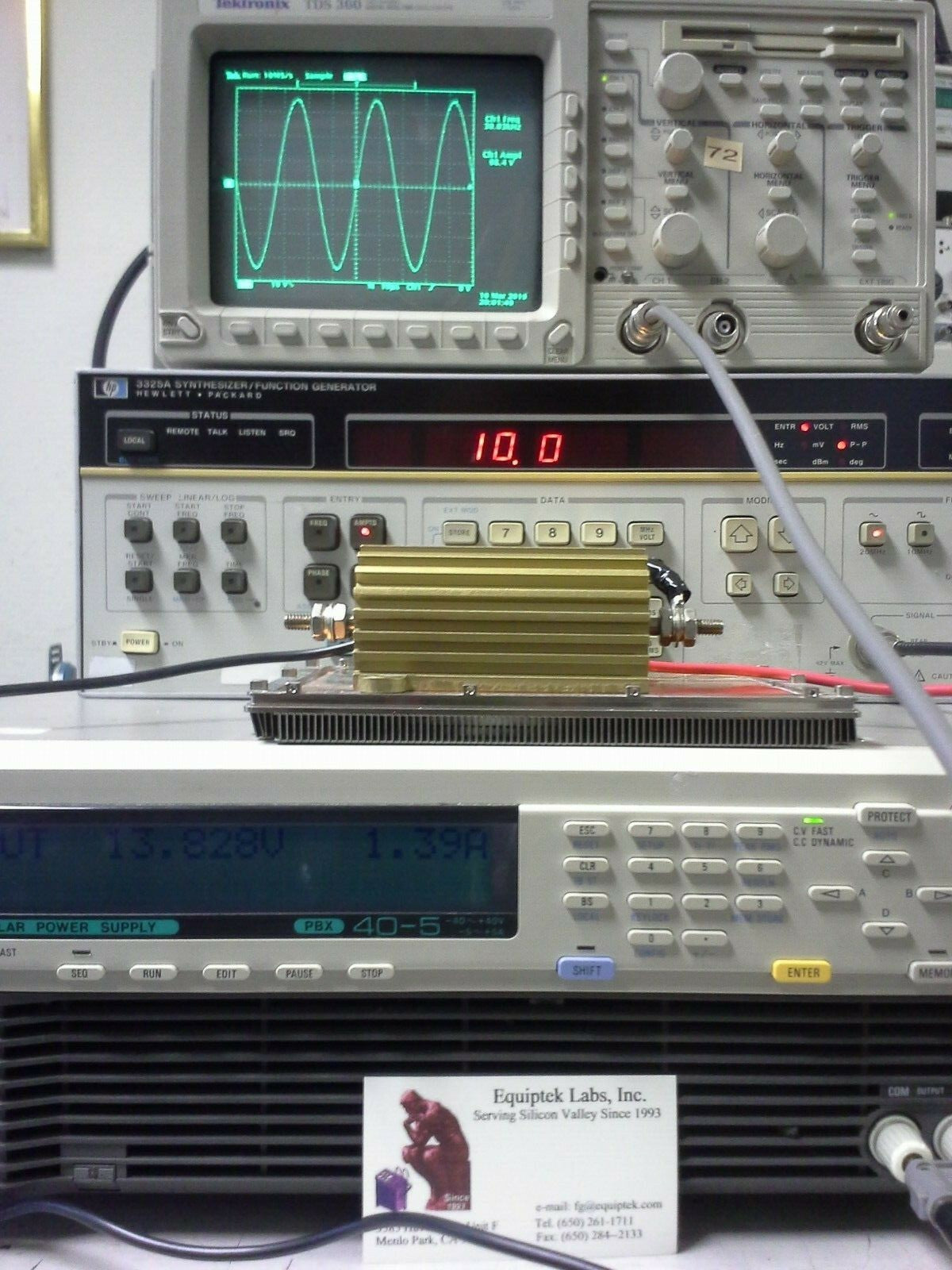 Power Amplifier 30kHz BW 40V 5A Programmable Bipolar Power Supply by Kikusui