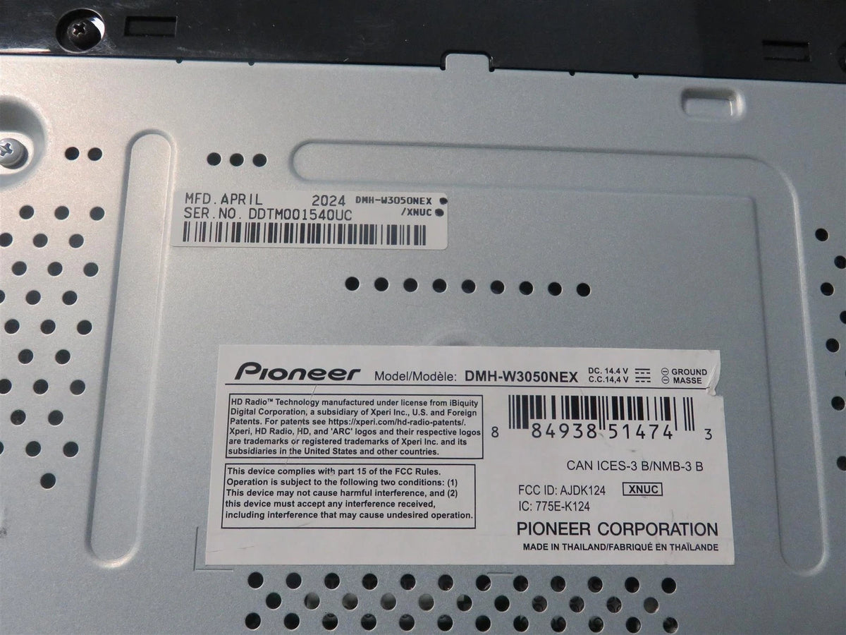 Pioneer DMH-W3050NEX 6.8" 1-DIN Multimedia Receiver - Free Shipping