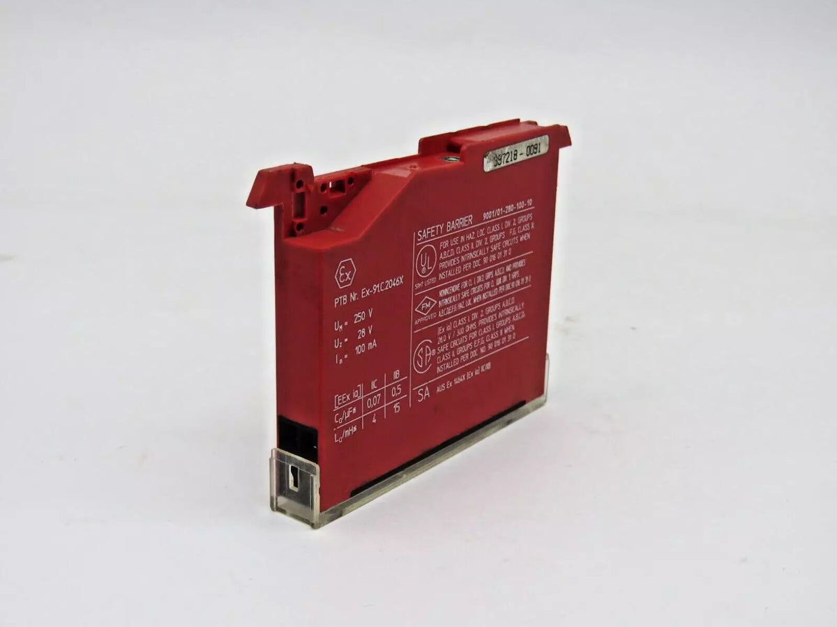 Intrinspak Ex-Approved Safety Barrier 9001/01-280-100-10 250V 28V 100mA