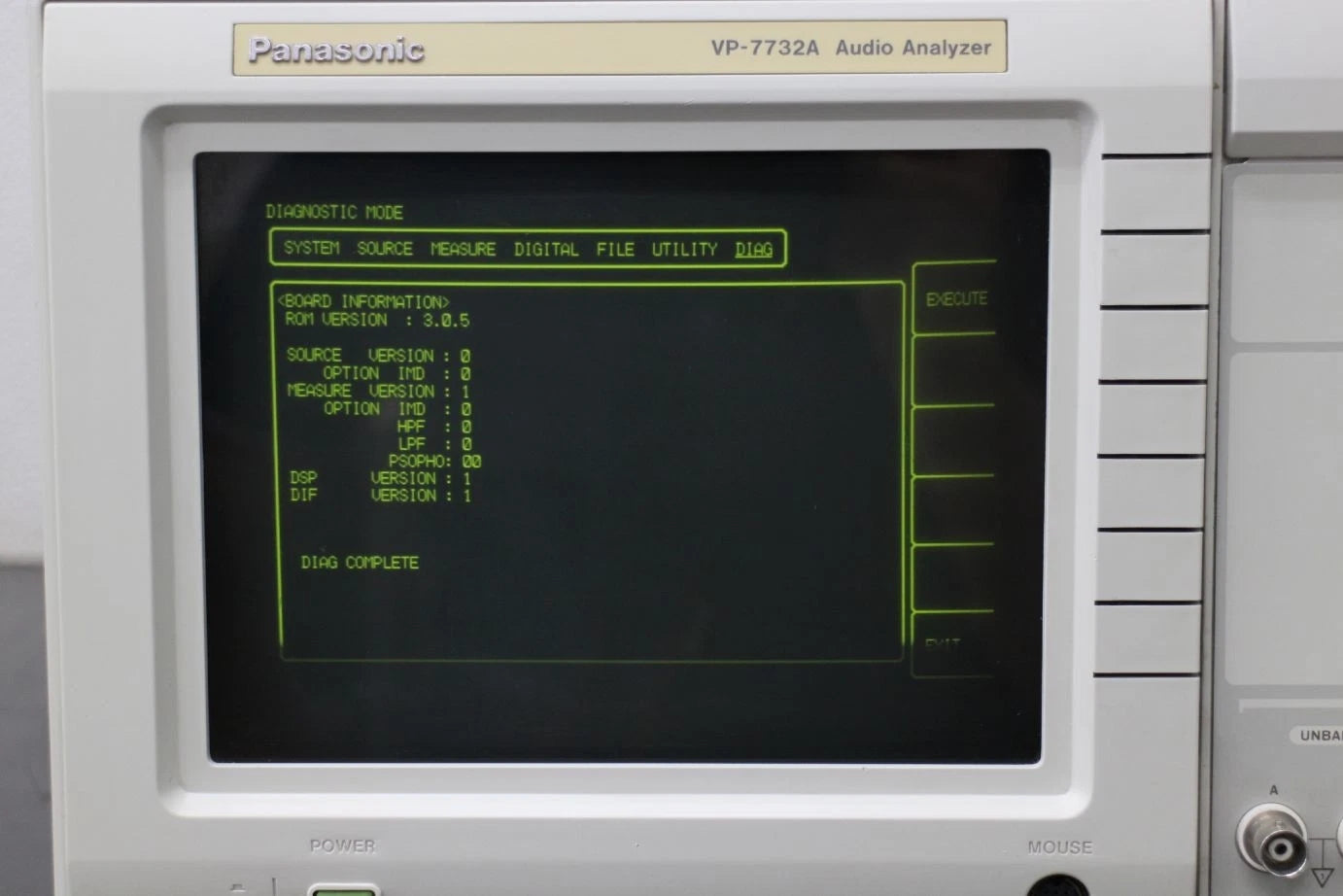 Panasonic VP-7732A Digital Audio Analyzer