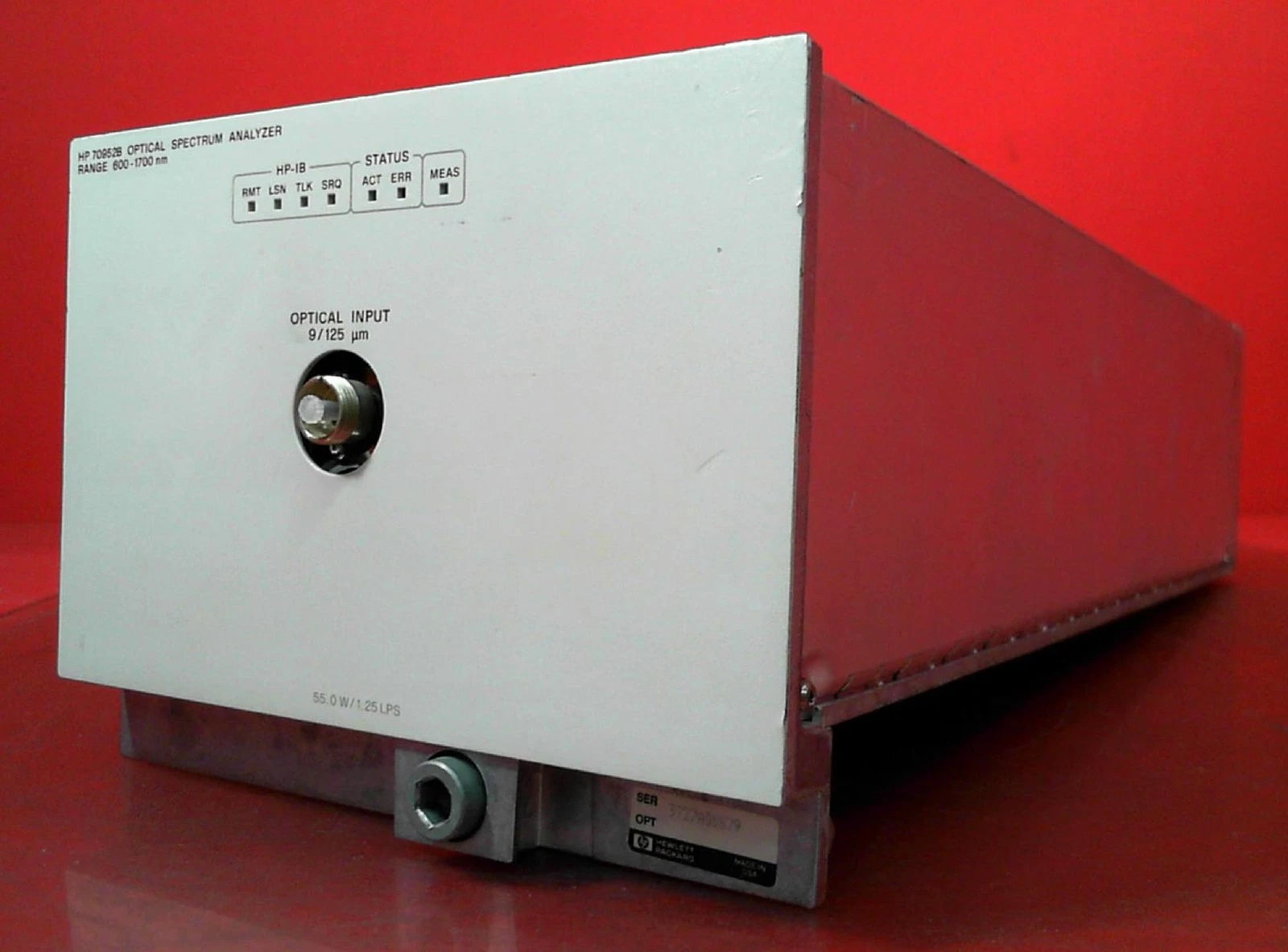 HP/Agilent 70952B 3727A00879 Optical Spectrum Analyzer Module 600 to 1700nm