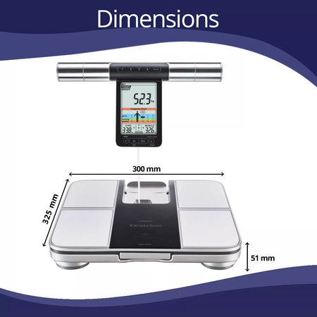 Omron HBF 702T Bluetooth Enabled Digital Body Composition Monitor