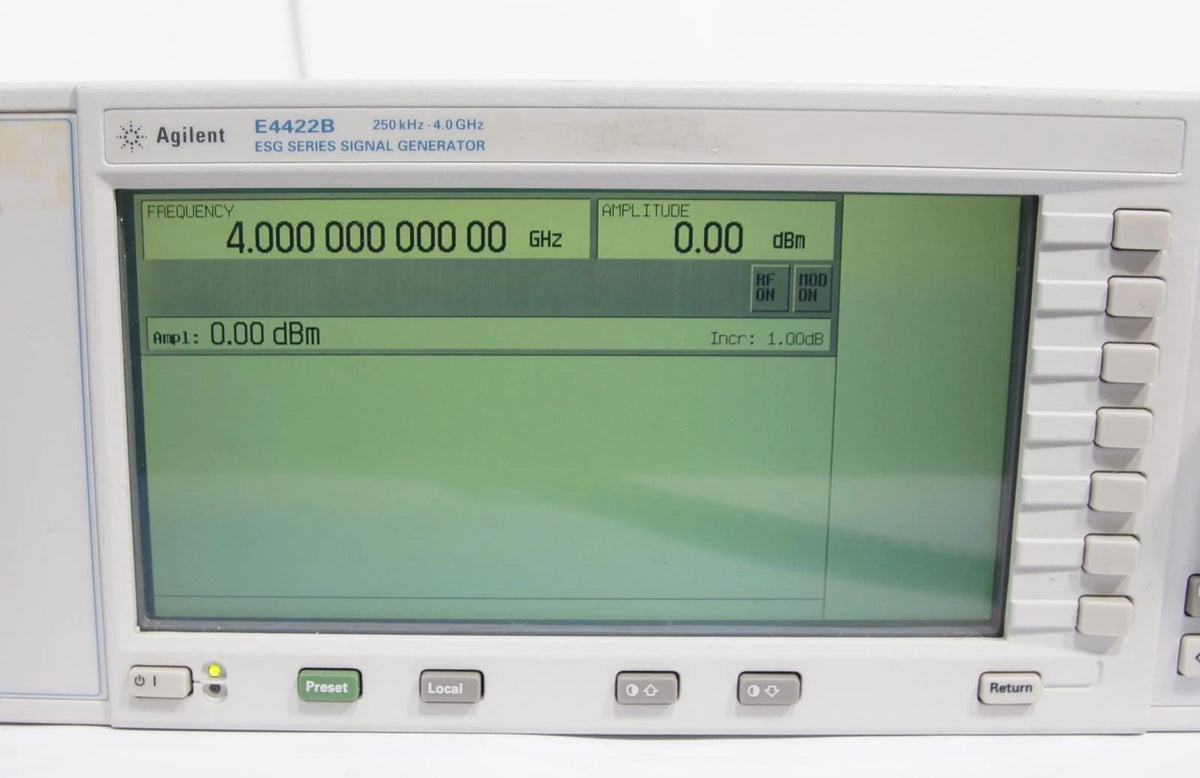 Agilent / HP E4422B 250 kHz - 4 GHz ESG Analog RF Signal Generator