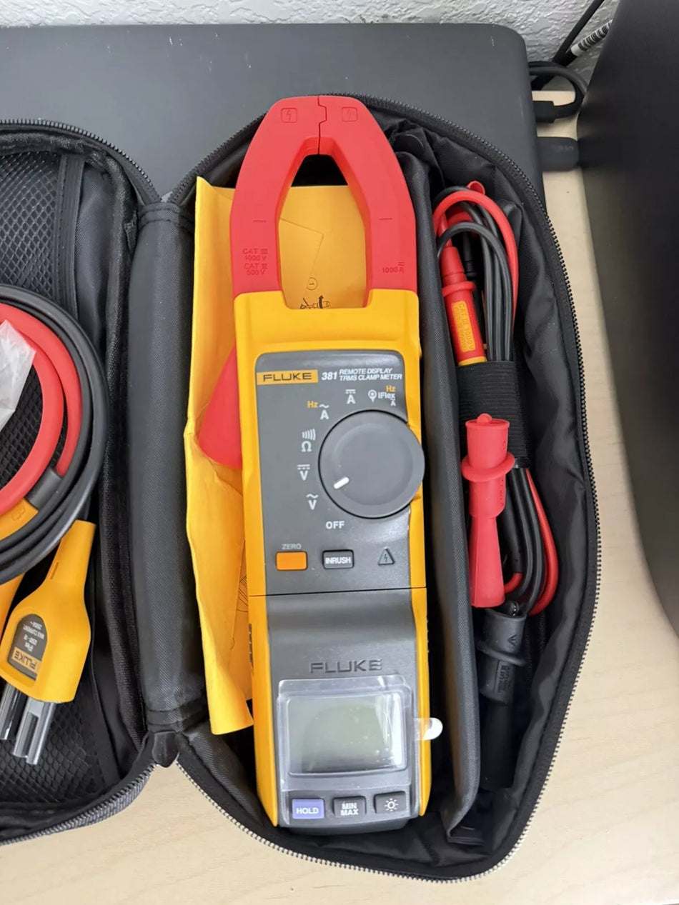 Fluke 381 Remote Display True RMS AC/DC Clamp Meter with iFlex
